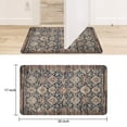 thumbnail image 6 of Boho Brown Carpet Welcome Door Mat Decorative Doormat Farmhouse Low-Profile Floor Rug Switch Mat for Home Indoor Outdoor Decorations 17 X 30 Inch, 6 of 6