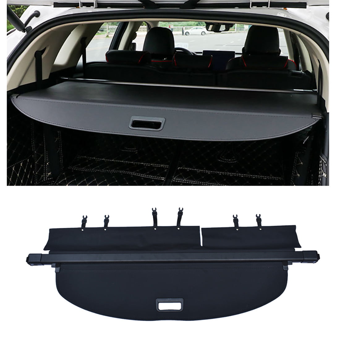 Retractable Trunk Cargo Cover Security Shield Fit for Nissan Rogue 14-19 S SV SL