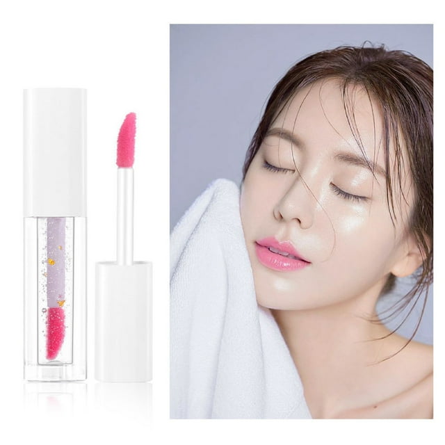Brillo de labios hidratante que cambia de color con hoja de oro | Brillo labial hidratante de larga duración | Acabado mate sensual | Resistente al agua y no se corre | Lápiz labial de 3 ml