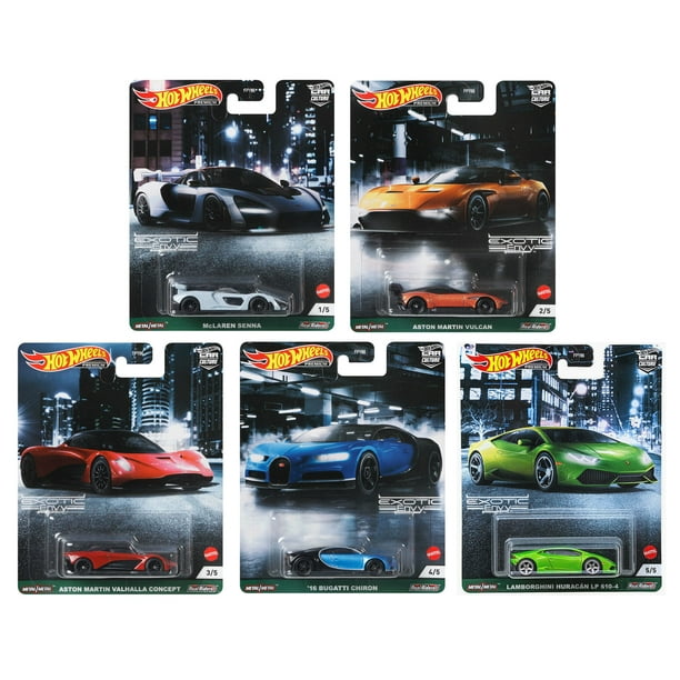 Hot Wheels Premium Car Culture 2021 - Exotic Envy - 957D Set of 5 - Walmart.com - Walmart.com