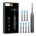 thumbnail image 3 of Fiudx Cepillo de Dientes Eléctrico, 8 Cabezales, 5 Modos, Limpieza Profunda, Recargable Por Usb, 60 Días de Uso, Ip65 Resistente Al Agua, Suave con Las Encías, Cuidado Bucal para Adultos, 22 X 2,5 X, 3 of 7