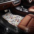 thumbnail image 4 of Cartoon Mickey Mouse And Minnie Mouse Car Floor Mats Universal Floor Mats for Cars Front Rear Car Foot Mats Cute Anime Pattern Car Accessories for Trucks, 4 of 5