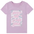 thumbnail image 3 of BTween Girls 4-Piece Summer Tops | Fashionable Short Sleeve T-Shirt | Casual Daily Shirt for Kids, ORCHD,10/12, 3 of 8