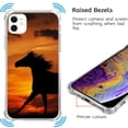 thumbnail image 4 of Black Horse Case Compatible with iPhone 11,Unique Art Design TPU Bumper Cover Case, 4 of 6