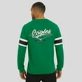 thumbnail image 5 of Men's Darius Rucker Collection by Fanatics Kelly Green Philadelphia Eagles Waffle-Knit Raglan Long Sleeve Henley T-Shirt, 5 of 6