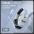 thumbnail image 6 of Siivton Wireless Gaming Headset with 2.4GHz & Bluetooth 5.3, for PS5, PS4, PC, Switch, 60H Battery Life, Noise Canceling Mic, 7.1 Surround Sound, RGB Light, Foldable Headphones - White, 6 of 10