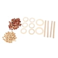 thumbnail image 2 of M Buder Kit de Macramé DIY para Principiantes Cuerda de Algodón Cuentas de Madera Colgador de Plantas Suministros de Arte, 2 of 9
