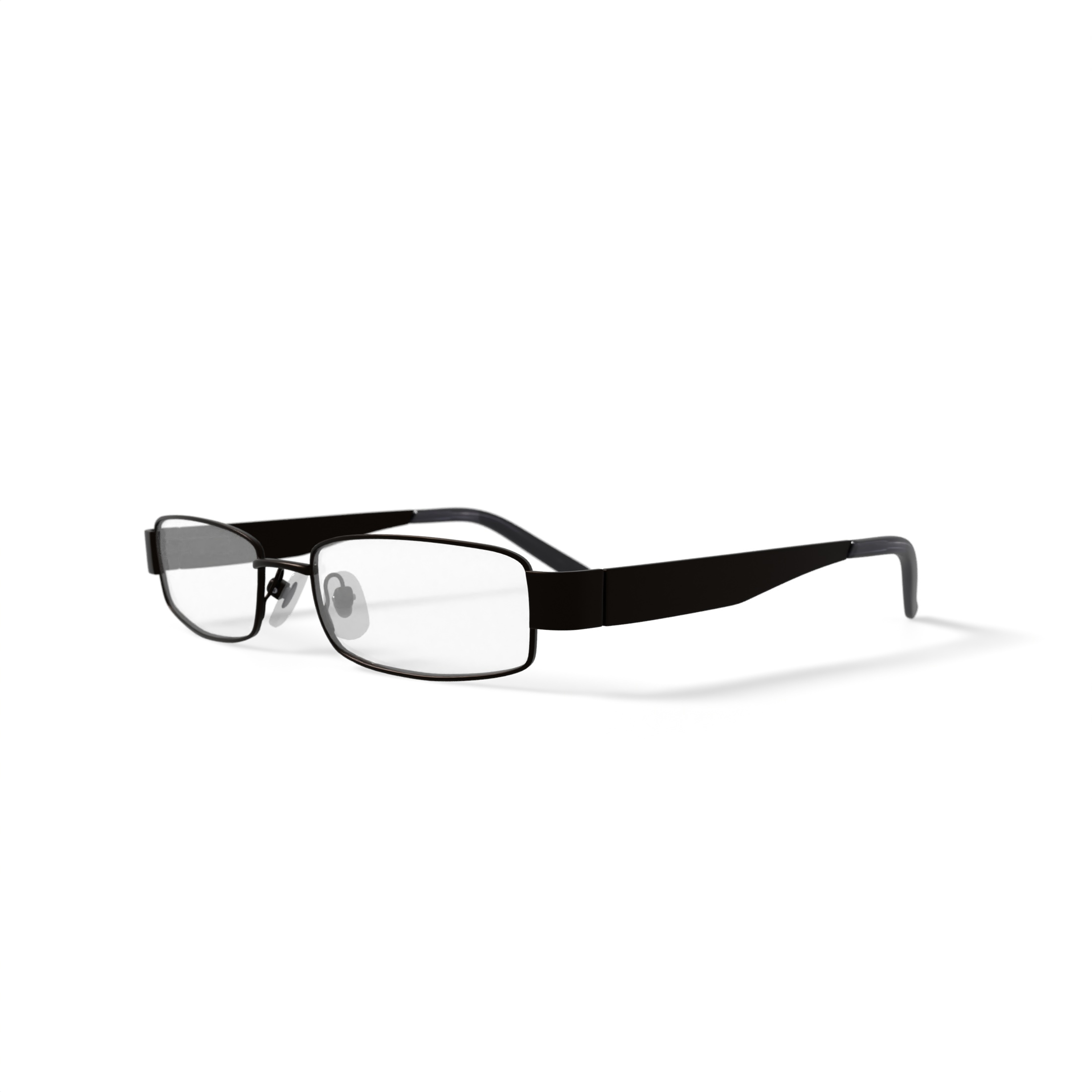 Walmart Men's FM9189 Rectangular Prescription Eyeglasses with Case, Matte Gunmetal