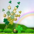 thumbnail image 4 of FeiFu St. Patrick's Day Decorations Picks Glitter Foam St. Patrick's Day Clover Picks Tree Topper Decorative Green for Basket DIY Art Wreaths, 4 of 9