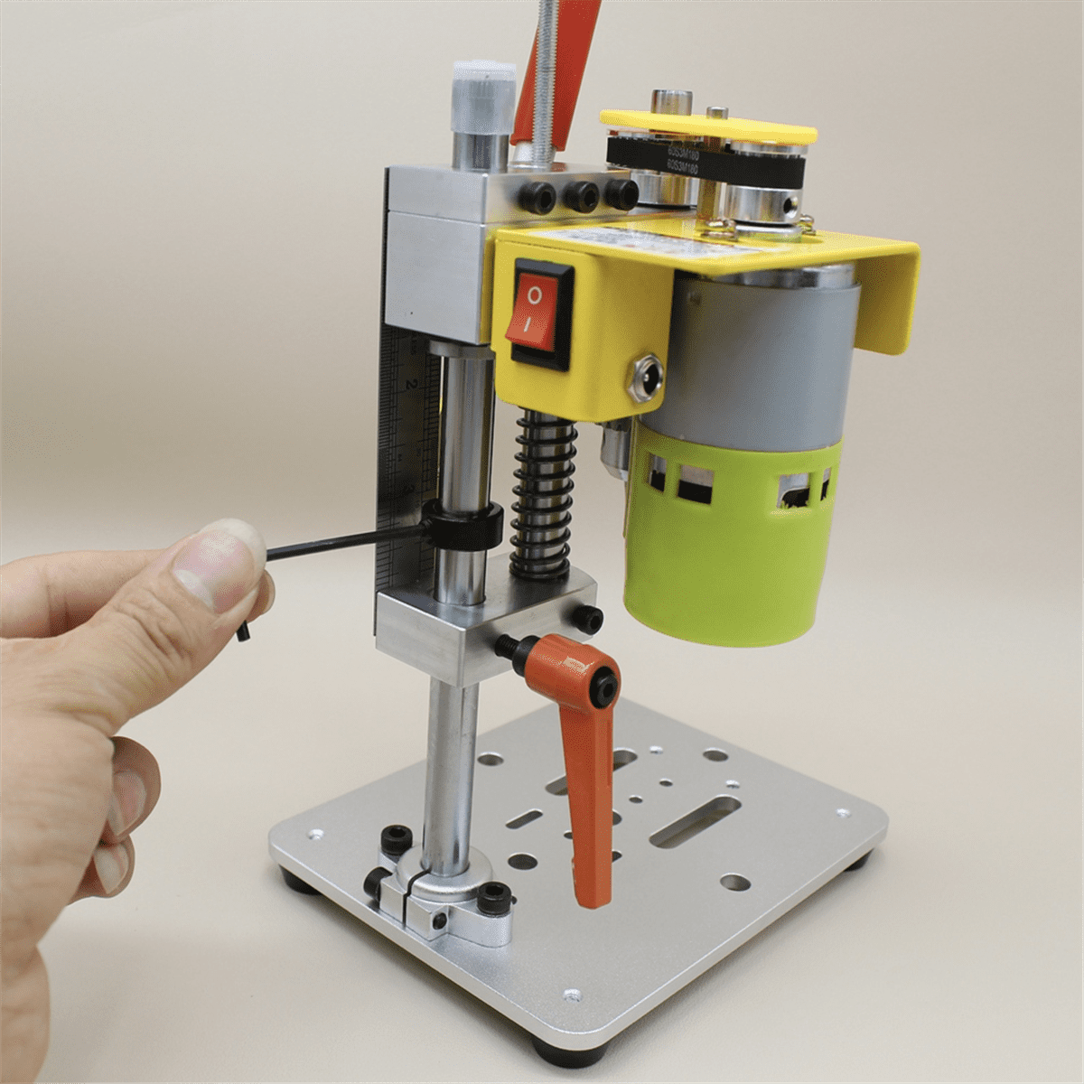 Mini Drill Press Table Driller B10 Chuck Precision Table Drilling Machine 795 Motor Metal Wooden Jade DIY Crafts Tool