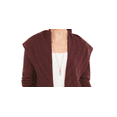 thumbnail image 2 of Style & Co Women's Pointelle Cardigan Purple Size Medium, 2 of 3