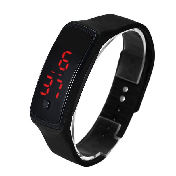 Reloj electrónico para niños pulsera de dibujos animados led a prueba de agua Gao Jiahui unisex