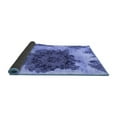 thumbnail image 2 of Ahgly Company Indoor Square Abstract Blue Modern Area Rugs, 8' Square, 2 of 4