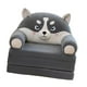 thumbnail image 4 of Sofá cama plegable con forma de animal relleno, sillón cama, sofá perezoso, práctico y portátil, sillón convertible que ahorra espacio para la Perro gris, 4 of 8