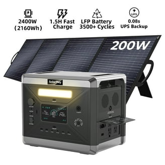 発電機・ポータブル電源 Eco Play 2400W Portable Power Station Eco Play 2400W Solar Generator – 2048Wh LiFePO4 Portable Power