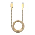thumbnail image 2 of AmpSentrix - 6 Ft USB Type C To USB Type C Cable (Infinity) (Gold), 2 of 3