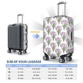 thumbnail image 4 of Honeii Tulips Flowers Elastic Luggage Cover, featuring double-sided printing, is the ideal companion for travel, business trips, and daily use(not included suitcase )-Large, 4 of 7