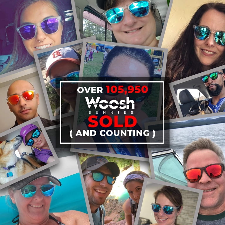 WOOSH Polarized Sunglasses for Men and Women - Lightweight  display picture 1
