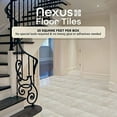 thumbnail image 3 of Achim 12"x12" 1.2mm Peel & Stick Vinyl Floor Tiles 20 Tiles/20 Sq. ft. White Slate, 3 of 9