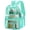 Turquoise, variant on Clear Backpack Heavy Duty Large Capacity PVC Transparent Waterproof Bag for School Stadium College
