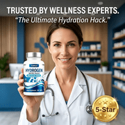 Hydrogen Water Tablets, Fast-Dissolving No Residue H2 Infused Drink Drops for Workout Recovery and Daily Hydration, 120 Count