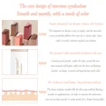 thumbnail image 4 of 1Pcs Professional 2 In 1 Double Color Gradient Velvet Eye Shadow Stick Lazy Makeup Waterproof Lasting Shimmer Metallic Eyeshadow, 4 of 5