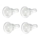 thumbnail image 5 of Respaldos de aretes de silicona 50 piezas Respaldos de aretes de Tapones para hallazgos de aretes, 5 of 9