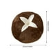 thumbnail image 3 of Cojín de peluche para cojines decorativos | Cojín decorativo de sofá con forma de fruta | Diseño de Setas Tomate | Material de algodón suave | Adorno para el salón del hogar | 9,84"x9,84" | 1 Pack, 3 of 6