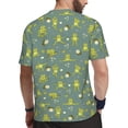 thumbnail image 2 of Wukai Cute Yoga Frogs Print Men's Short-Sleeved Mesh T-Shirt,Quick-Dry Short Sleeve Workout T-Shirt-Medium, 2 of 8