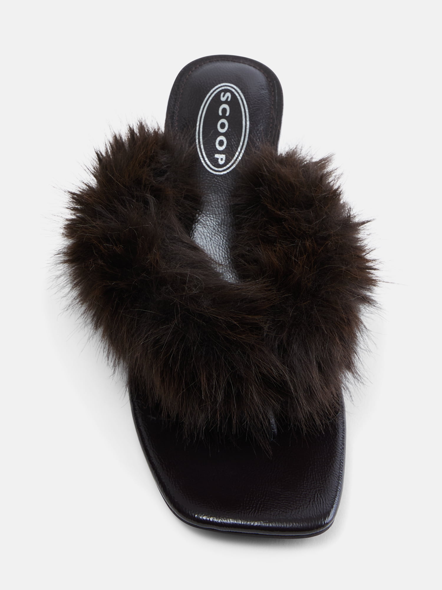 Scoop Women's Faux Fur Kitten Heels