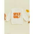 thumbnail image 4 of Elippeo Toddler Girls Sweatshirts Thanksgiving Clothes Letter Turkey Embroidered Crew Neck Long Sleeve Baby Pullovers Fall Tops 6 12 18 24 Months 3 4 Years, 4 of 9