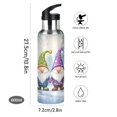 thumbnail image 5 of ALAZA Cute Gnomes Christmas Water Bottle Insulated Flask Stainless Steel Straw Lid 20 oz, 5 of 6