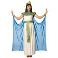 thumbnail image 2 of Morph Ladies Womens Cleopatra Costume Queen of the Nile Egyptian Goddess Theme Party Blue/White M, 2 of 7