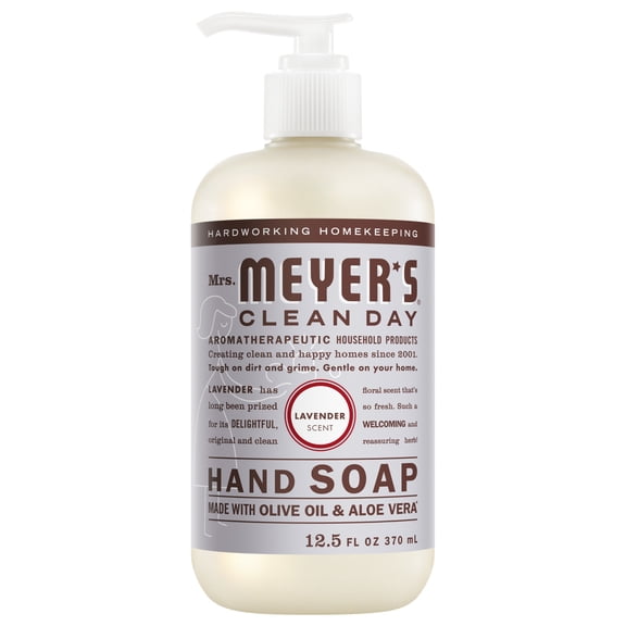 Mrs. Meyer’s Clean Day Hand Soap, Lavender Scent, 12.5 Fl Oz