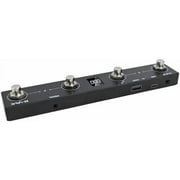For M-VAVE Chocolate Plus For MIDI Footswitch Controller Rechargeable 4 Buttons USB Compatible For Musicians Portable For MIDI Foot Controller Pedal APP Control(Black)
