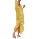 thumbnail image 2 of VISgogo Vestido largo sin mangas para mujer, correa de espagueti, color sólido, con lazo, sin espalda, bolsillos laterales, ajuste holgado, vestido de vacaciones VISgogo moda, 2 of 5