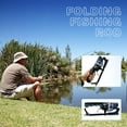 thumbnail image 2 of 1.4m Foldable Glass Fiber Fishing Rod Built-in Fish Reel with 80m Line Travel. P1O5, 2 of 8