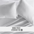 thumbnail image 5 of Light Gray 300TC Cotton Cooling Pillow Case Set, Standard/Queen, by Noble Linens, 5 of 8