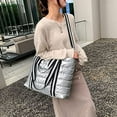 thumbnail image 4 of Kukuzhu Large Puffy Tote Bag for Women Lightweight Quilted Cotton Padded Shoulder Bag Winter Down Handbag Crossbody Bag, 4 of 7