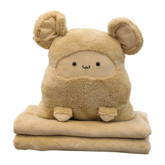 Car Pillow Multi-Functional Blanket Travel Pillow Customizable Cartoon Pattern Pillow 40cm Blanket 1m x 1.7m