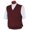 Merlot, variant on Monterey Club Men's Fine Gauge Cable Knit V-Neck Vest #1954