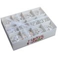 thumbnail image 5 of Sleetly Paquete De 32 Adornos Blancos Para Árbol De Navidad – Juego De Decoración Navideña De Plástico Inastillable Con Bolas De Nieve Con Purpurina De 3,15 Y 2,36 Más Carámbanos Y Copos De Nieve Blan, 5 of 5