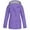 Purple, variant on jsaierl Womens Rain Jacket Waterproof with Hood Utility Outdoor Hiking Windbreaker Fall Casual Jacket Full Zip Pocketed Trench Coat
