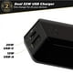 thumbnail image 2 of Cargador de pared Scosche PowerVolt 32W USB Tipo-C + USB Tipo-A Negro, 2 of 7