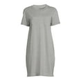 thumbnail image 4 of Time and Tru Women's T-Shirt Dress with Pocket, 4 of 5