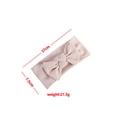 thumbnail image 3 of Gureui Toddler Infant Baby Girls Hair Bands Bows, Solid Color Knot Headwrap Bowknot Headbands Hair Accessories, 3 of 5
