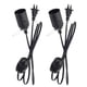 thumbnail image 1 of Enchufe De La UE De 2 Pedazos NinguÌ N Interruptor De La Polaridad Que Atenúa El Regulador De La Luz Del Modulador De La Luz Del Cable, 1 of 3