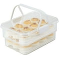 thumbnail image 2 of SnapLock by Progressive Silicone Stackable Food Storage Canister with 2 Trays, 2 of 11