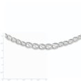 thumbnail image 2 of 14K White Gold Diamond Cut Necklace 17 Inch, 2 of 6