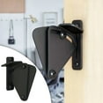 thumbnail image 4 of 1Set Sliding Barn Door Lock Door Buckle Privacy Latch for Shed Wood Gates Garage black, 4 of 8